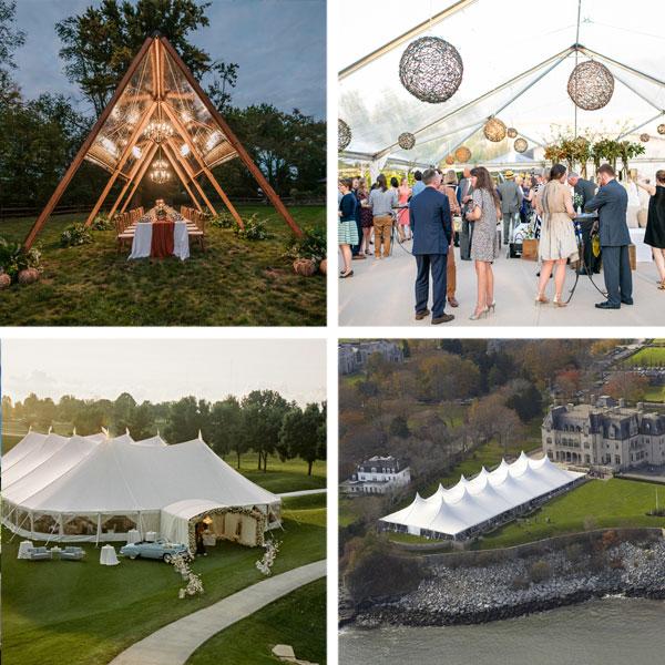 samples of small to large tents